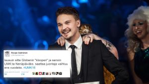 Roope Salmisen hauska twiitti UMK-mokasta