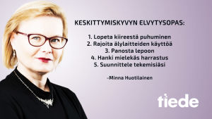 Tutkija Minna huotilainen