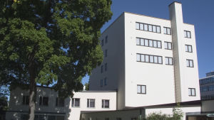 Boktornet vid Åbo Akademis bibliotek i Åbo. Boktornet vid Åbo Akademis bibliotek.