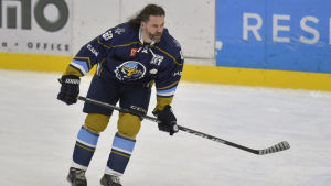 Jaromir Jagr är inte i toppform för tillfället (arkivbild). Jaromir Jagr i Kladno