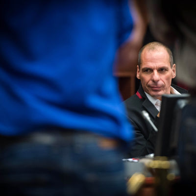 Yanis Varoufakis i bryssel