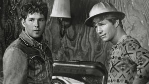 Timothy Bottoms ja Jeff Bridges elokuvassa The Last Picture Show eli Viimeinen elokuva.