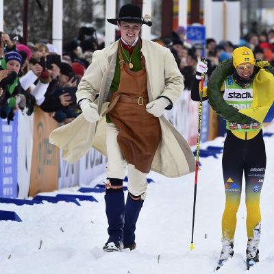 Lina Korsgren vinner Vasaloppet 2020.