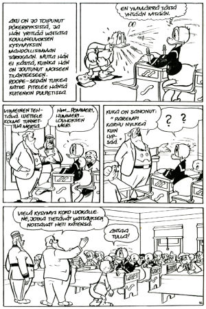Aku Ankan mallikoulu -sarjakuvassa vuodelta 1974 Aku luettelee kolme merta: Pommeri, Hummeri, Louhoksenmeri.