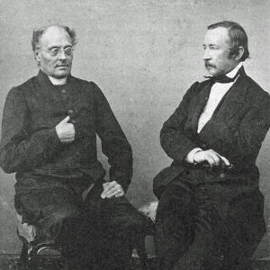 Runeberg och Topelius, porträtt