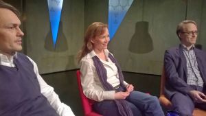 Prisma Studiossa keskusteltiin päätöksenteosta. Vieraina Joni Kämäräinen, Asta Raami ja Jukka Häkkinen. Prisma Studio 4.2. Joni Kämäräinen, Asta Raami, Jukka Häkkinen