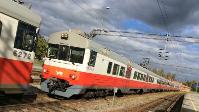 Y-tåget på Karis tågstation