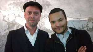 Kalle Hamm ja Joonatan Pitkänen Keravan taidemuseo Sinkassa Kalle Hamm ja Joonatan Pitkänen