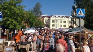 Så här såg det ut då Jakobs dagar firades år 2014. I år blir trängseln inte lika stor. Jakobs dagar 2014