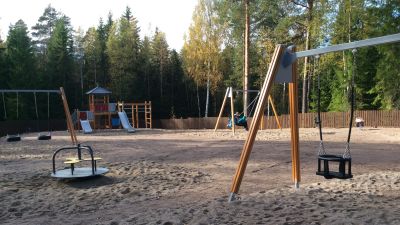 Ny lekpark i Isnäs