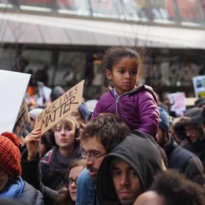 Demonstration mot polisvåld i New York