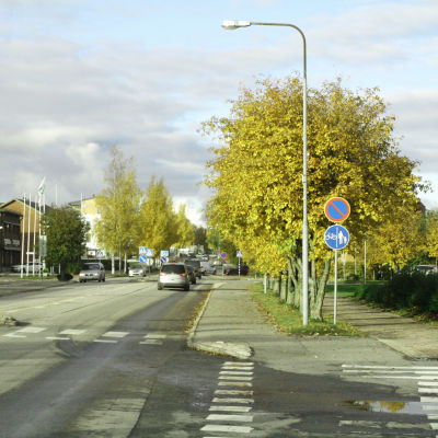 Arkivbild från 2017 från Närpes centrum.