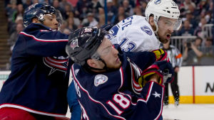 Columbus kan det här med att spela rivigt. Närkamp mellan Columbus Blue Jackets och Tampa Bay Lightning.