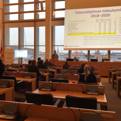 Pormestari esittelee budjettiehdotustaan
