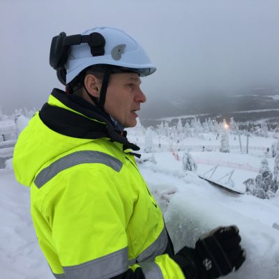 Hotelli Iso-Syötteen omistaja Juha Kuukasjärvi.