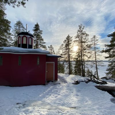 Ortodoksikappeli Ilkon saarella, Ilkonsaari, tsasouna