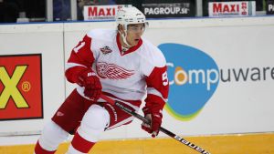 Valtteri Filppula i farten för Detroit år 2009. Tio år senare är han tillbaka. Valtteri Filppula.