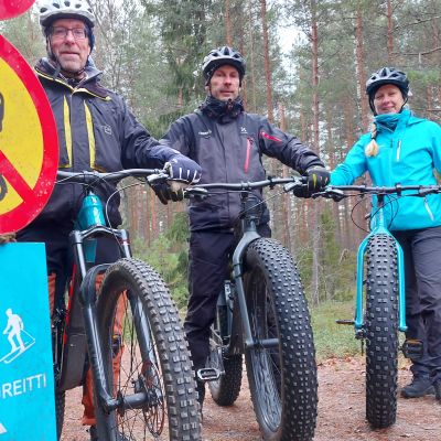 Maastopyöräilijät saavat opastettuja reittejä