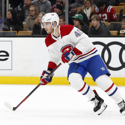 Joel Armia hann spela 15 matcher för Canadiens före skadan.