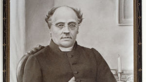 Detta var inte den första människan. Foto:Svenska litteratursällskapet i Finland Johan Ludvig Runeberg