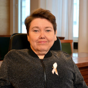 Porträtt av Carola Lithén.
