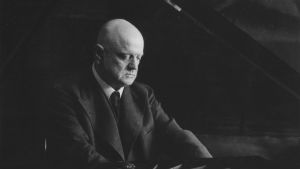 Jean Sibelius fotograferad år 1935.