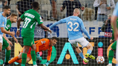 Jo Inge Berget gjorde 2–0-målet för Malmö.