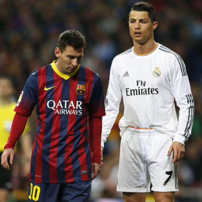 Lionel Messi och Cristiano Ronaldo.
