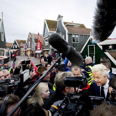 Det nederländska Frihetspartiete ledare Geert Wilders