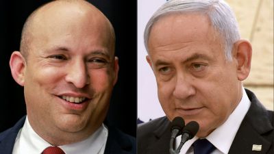 Naftali Bennett och Benjamin Netanyahu