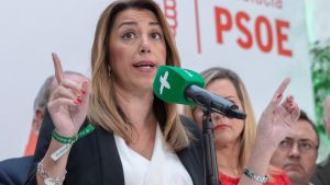 Susana Diaz leder socialisterna i Andalusien. Susana Diaz leder socialisterna i Andalusien