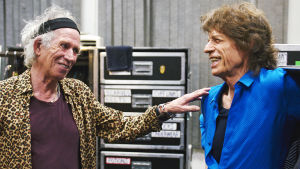 Keith Richards ja Mick Jagger dokumenttielokuvassa Olé, Olé, Olé! (2016).