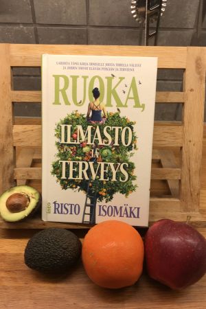 Recept för ett hälsosammare liv. pärmen till Ruoka, ilmasto ja terveys