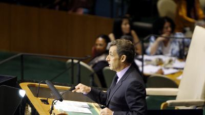 Frankrikes president Nicolas Sarkozy