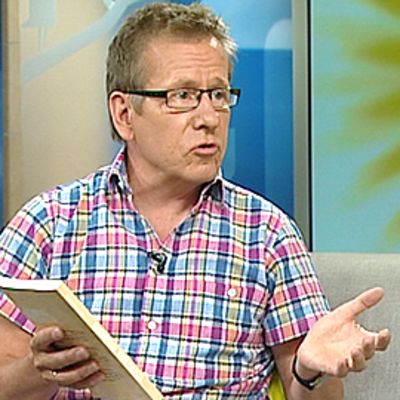 Seppo Puttonen Aamu-tv:n studiossa.