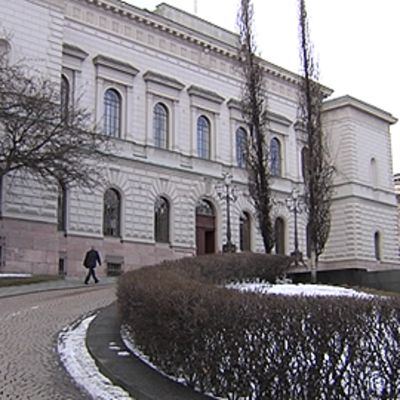 Suomen Pankin rakennus Helsingissä.