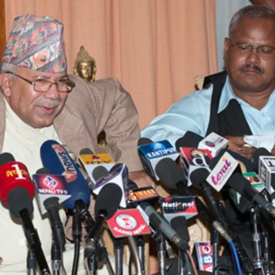 Nepalin väistynyt pääministeri Madhav Kumar Nepal
