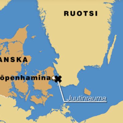 Kartta, Tanska ja Juutinrauma.