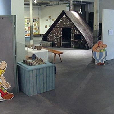 Asterix-näyttely.