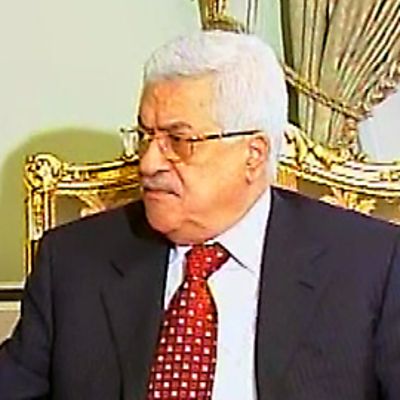 Palestiinalaisten presidentti Mahmud Abbas