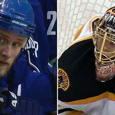 Sami Salo ja Tuukka Rask.