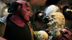 Hellboy (Ron Perlman) Hellboy 2: The Golden Army -elokuvassa. Kuva Hellboysta Hellboy 2: The Golden Army -elokuvassa.