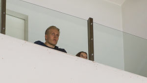 Patrik Laine var på plats i Hakametsähallen och såg Tappara gå till final. Patrik Laine.