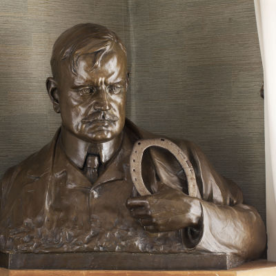 John Munsterhjelm: Porträtt av Jean Sibelius, 1909. Konstmuseet Ateneum, Antells samlingar.