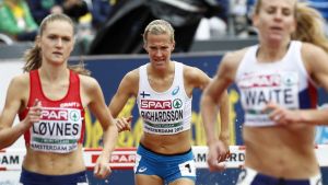 Camilla Richardsson åkte ut i försöken på 3000 meter hinder i EM i Amsterdam i somras. Camilla Richardsson, EM 2016