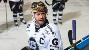 Tomi Kallio, 40, slutade fyra i grundseriens poängliga. Tomi Kallio, TPS, februari 2017.