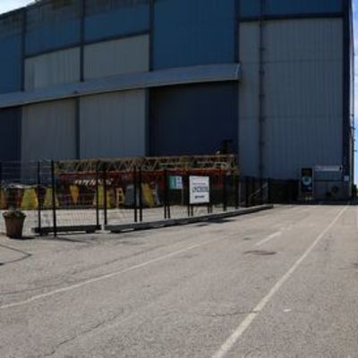 Panoraama merenkulkijoiden taukopaikasta Hernesaaren satamassa.