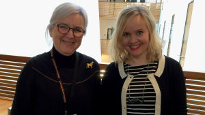 Liisa Syrjälä on ollut monissa kilpailuissa kuuluttajana.