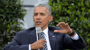 Barack Obama USA:s förre president Barack Obama i en diskussion om demokrati i Berlin 25.5.2017