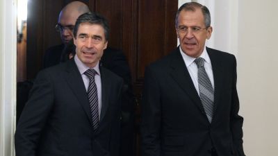 Anders Fogh Rasmussen på besök i Moskva